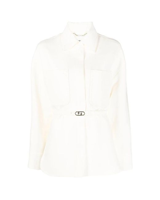 Fendi White Outerwears