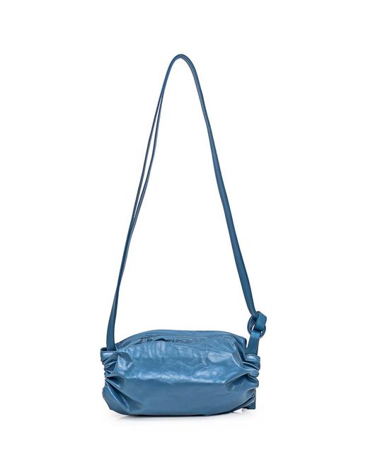 Jil Sander Blue Leather Bag
