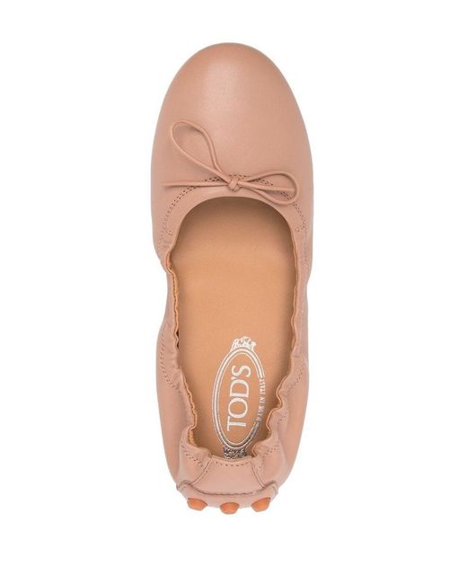 Tod's Pink Ballerina Bubble Shoes