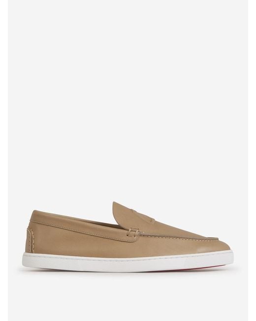 Christian Louboutin White Varsiboat Slip-On Sneakers for men