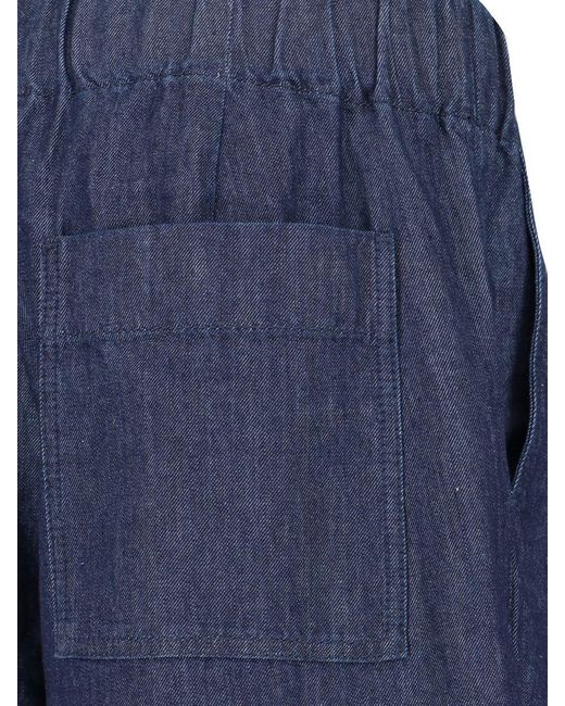 Dries Van Noten Blue Trousers