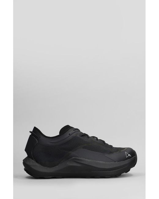Roa Black Sella Sneakers for men