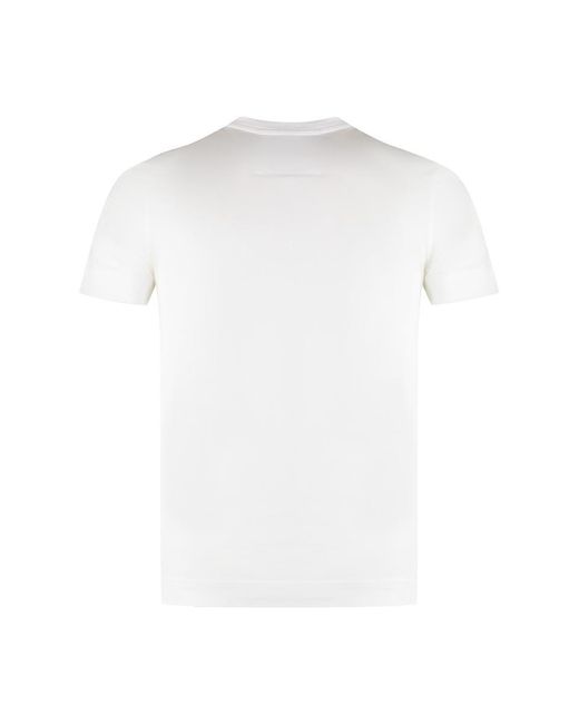 Givenchy White Cotton Crew-neck T-shirt for men