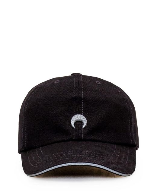 MARINE SERRE Black Baseball Hat