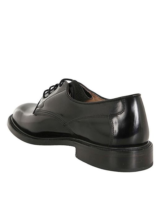 Tricker's Black Woodstock Lace Up Shoes for men