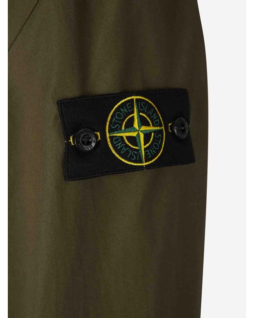 Stone Island Green Watro-Tc Jacket for men