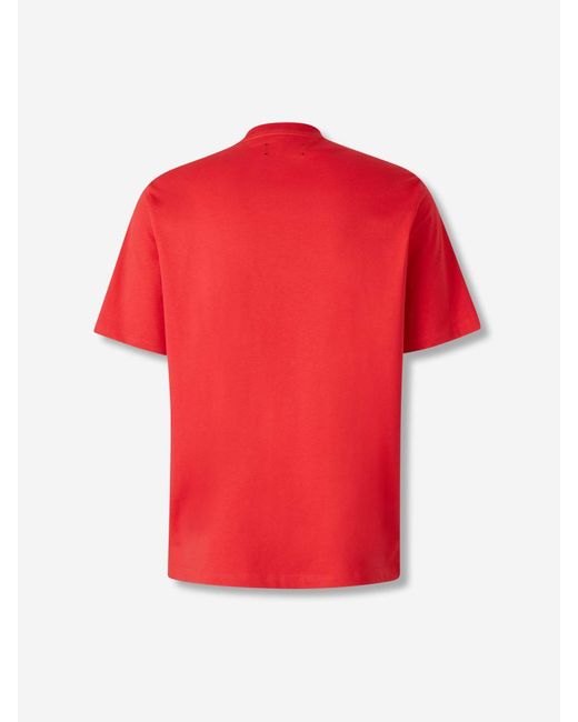 Amiri Red Printed Logo T-shirt for men