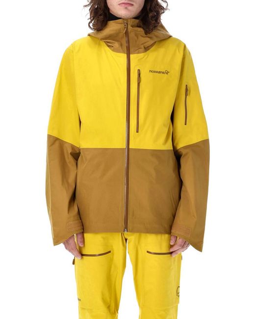 Norrona Yellow Norrøna Lofoten Gtx Ski Jacket for men