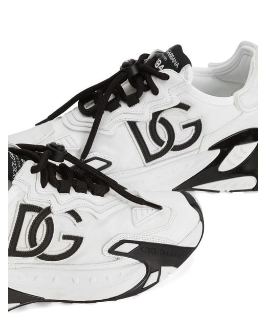 Dolce & Gabbana White Sports Shoes