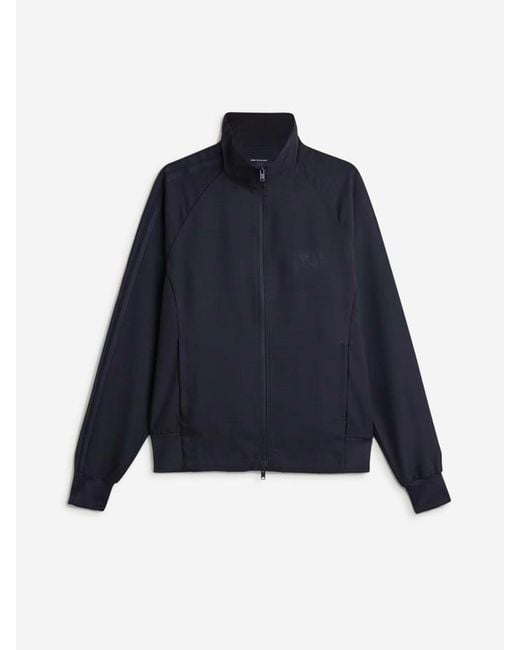 Y-3 Blue Technical Zipper Jacket for men
