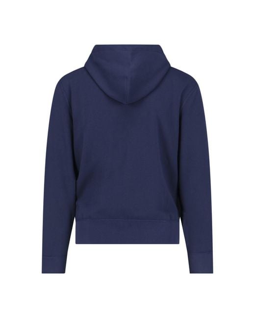 Polo Ralph Lauren Blue Zip Hoodie for men