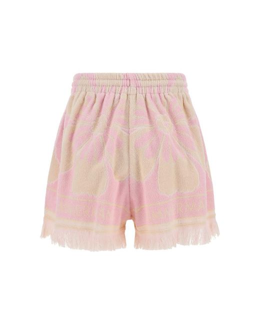 Zimmermann Pink Bermuda Shorts