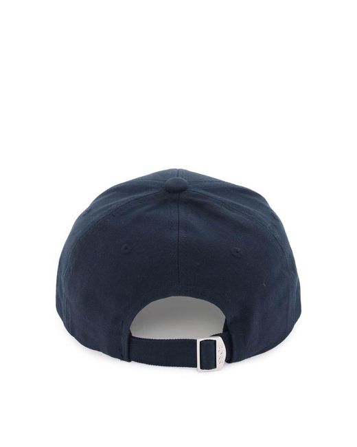 Boss Blue Baseball Cap With Embroidered Logo for men