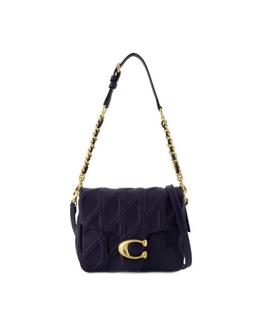 COACH Blue Times Square Tabby Shoulder Bag
