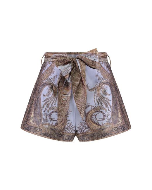 Zimmermann Multicolor Pantaloncini Hypnotic