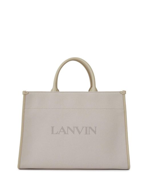 Lanvin Gray Handbags
