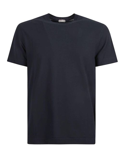 Zanone Blue T-shirts And Polos for men