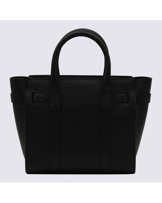 Mulberry Black Leather Bayswater Tote Bag