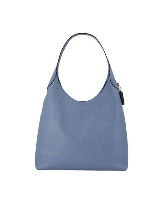 COACH Blue Brooklyn 39 Shoulder Bag