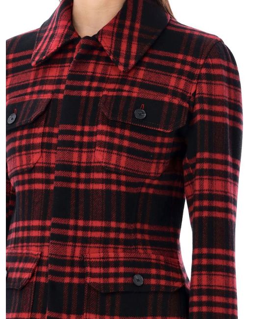 Polo Ralph Lauren Red Check Annabel Jacket