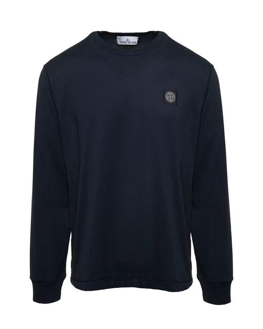 Stone Island T-shirts And Polos Blue for men