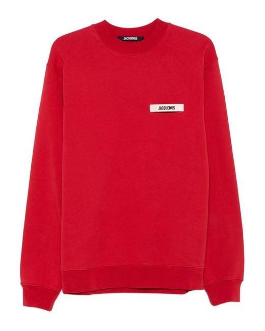 Jacquemus Red Sweatshirt for men