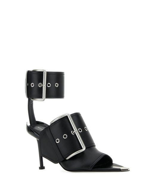 Alexander McQueen Black Sandals