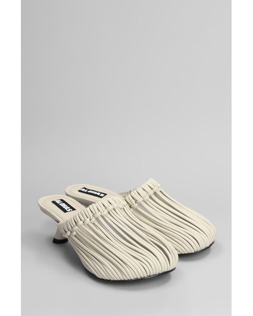 Alohas White Gleea Slipper-Mule
