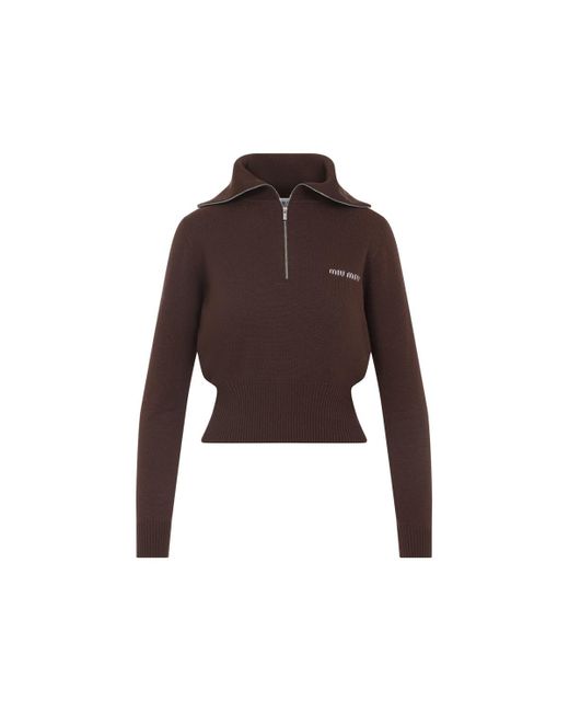 Miu Miu Brown Sweater