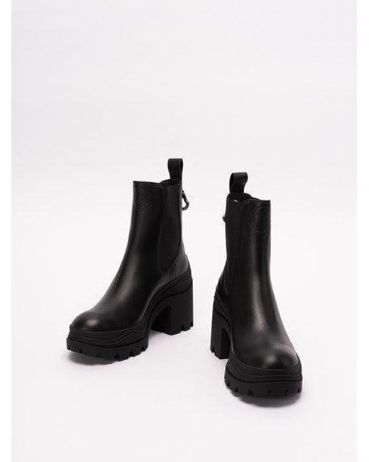 Moncler Black Envile Chelsea Boots