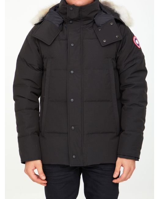 Canada Goose Synthetic Wyndham Black Parka for Men - Save 2% | Lyst Canada