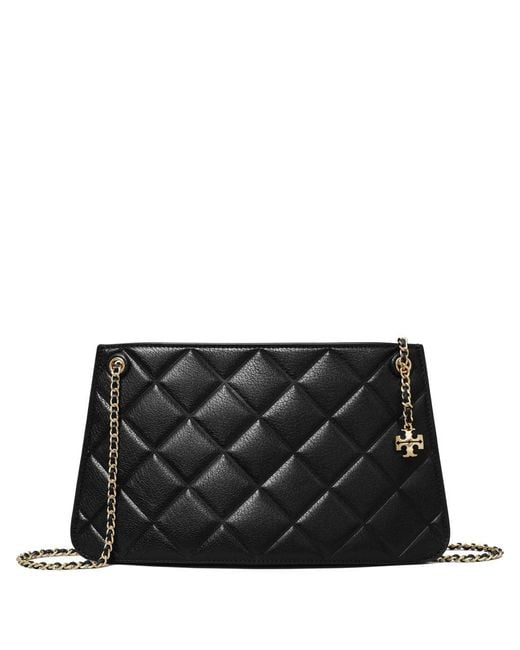 Tory Burch Black Fleming Pochette Bags