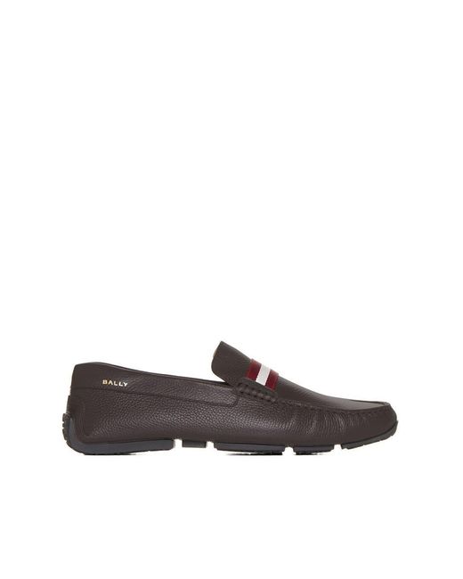 Bally Brown Flat Shoes for men
