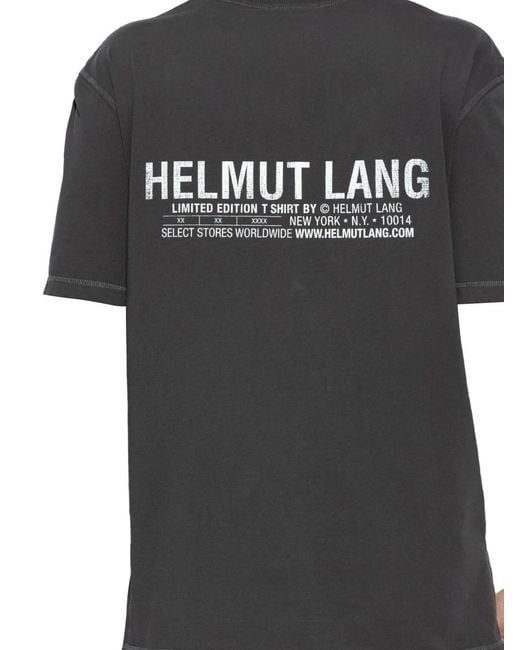 Helmut Lang Black T-shirts And Polos for men