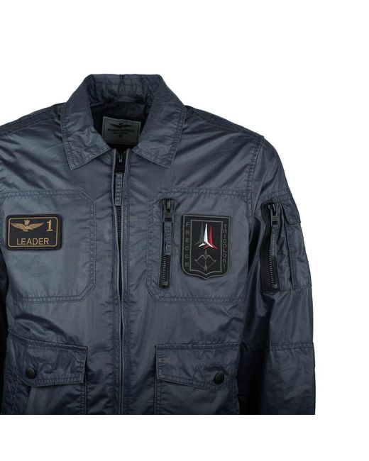 Veste Anti-G Aeronautica Militare Pilote Taille 46 Bleue - Occasion Très Bon état, Blouson D'aviateur