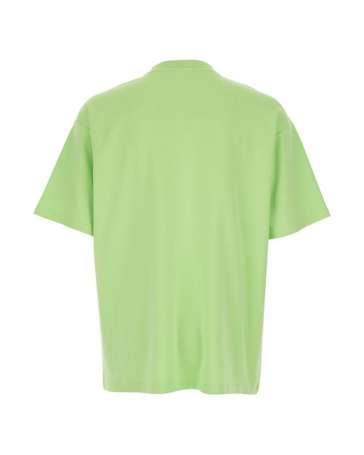 Drole de Monsieur Green 'Le T-Shirt Slogan Classique' Crewneck T-Shirt With Print On The Front for men