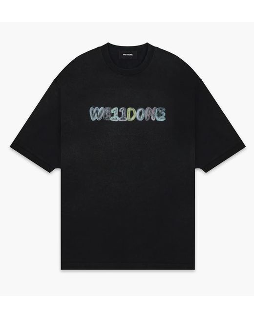 we11done Black T-Shirts And Polos for men