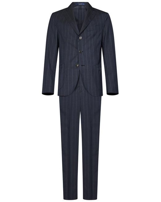 Drumohr Blue Suit for men