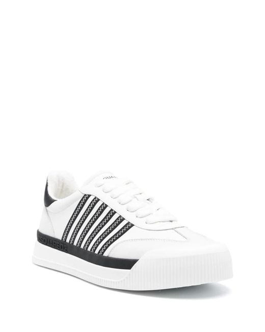 DSquared² White New Jersey Sneakers for men