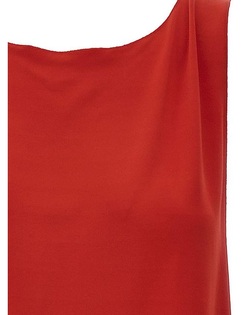 Marni Red Dress With Side Slits