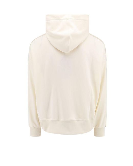 Palm Angels White Polyester Sports Sweatshirt for men