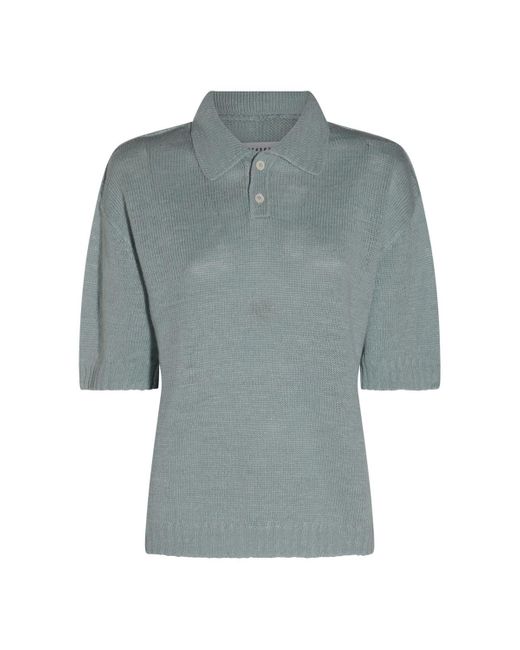 Maison Margiela Blue T-Shirts And Polos