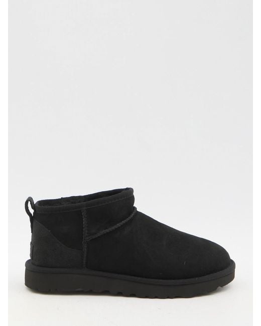 Ugg Black Classic Ultra Mini