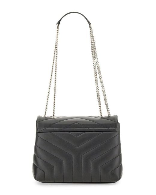 Saint Laurent White Borsa "loulou" Small