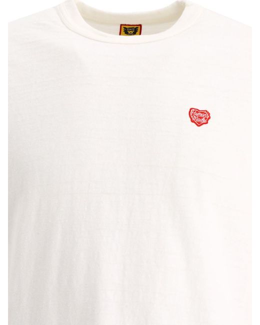 Human Made White "heart Badge" T-shirt for men