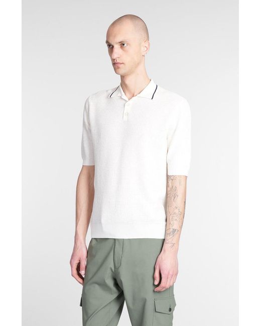 Ballantyne White Polo for men