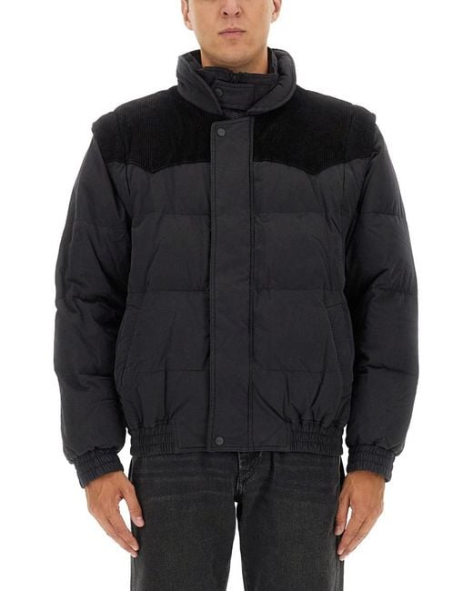 Isabel Marant Gray Down Jacket "Dowson" for men