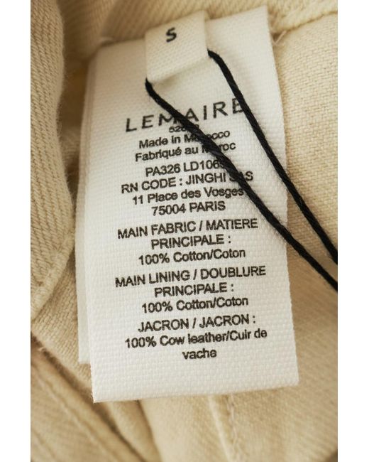 Lemaire Natural Pants for men