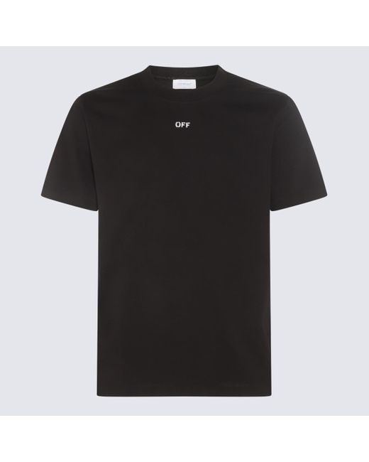 Off-White c/o Virgil Abloh Black Cotton T-shirt for men