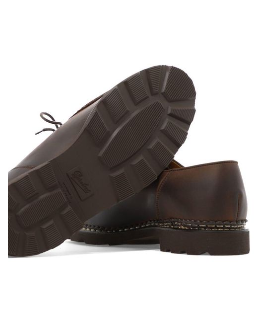 Paraboot Brown "Michael" Lace-Up Loafers for men